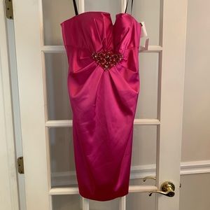 David Meister pink dress